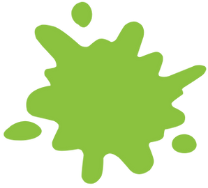 Kidz at Play indoor playground green splatter in Mississauga
